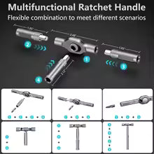 Professional 42-in-1 Magnetic Ratchet Screwdriver Kit: Detachable Handle & Precision Bits for DIY Repair