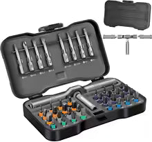 Professional 42-in-1 Magnetic Ratchet Screwdriver Kit: Detachable Handle & Precision Bits for DIY Repair