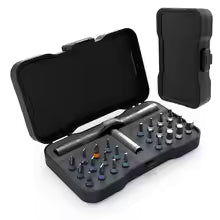 24-in-1 Magnetic Ratchet Screwdriver Set with S2 Steel Bits, Portable Case for Furniture, Electronics, Bicycle Repairs